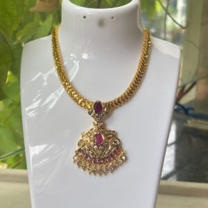 traditional nanu patti necklace