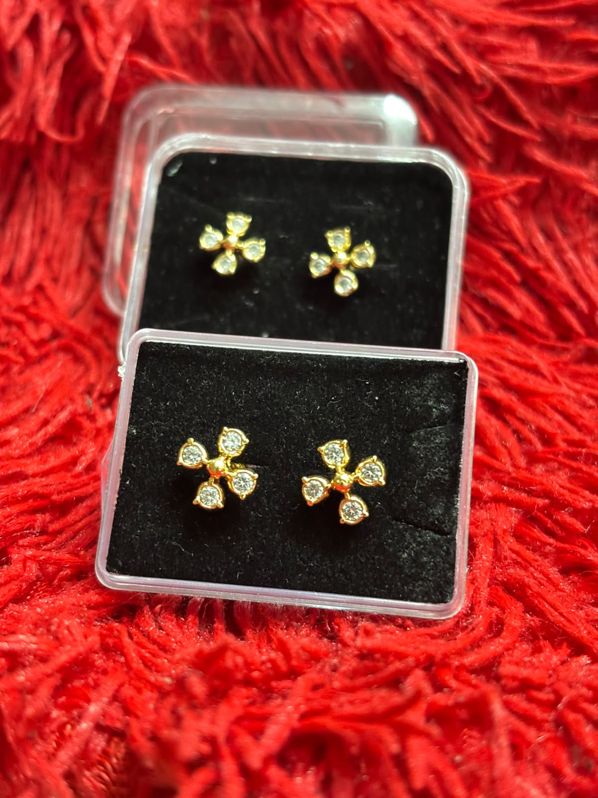 panchaloham 4 stone ear studs panchaloham 4 stone ear studs