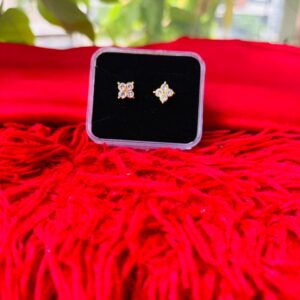 Crystal Duo Stud Earrings Set