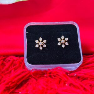 Celestial Crystal Star Stud Earrings