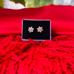 Crystal Blossom Stud Earrings